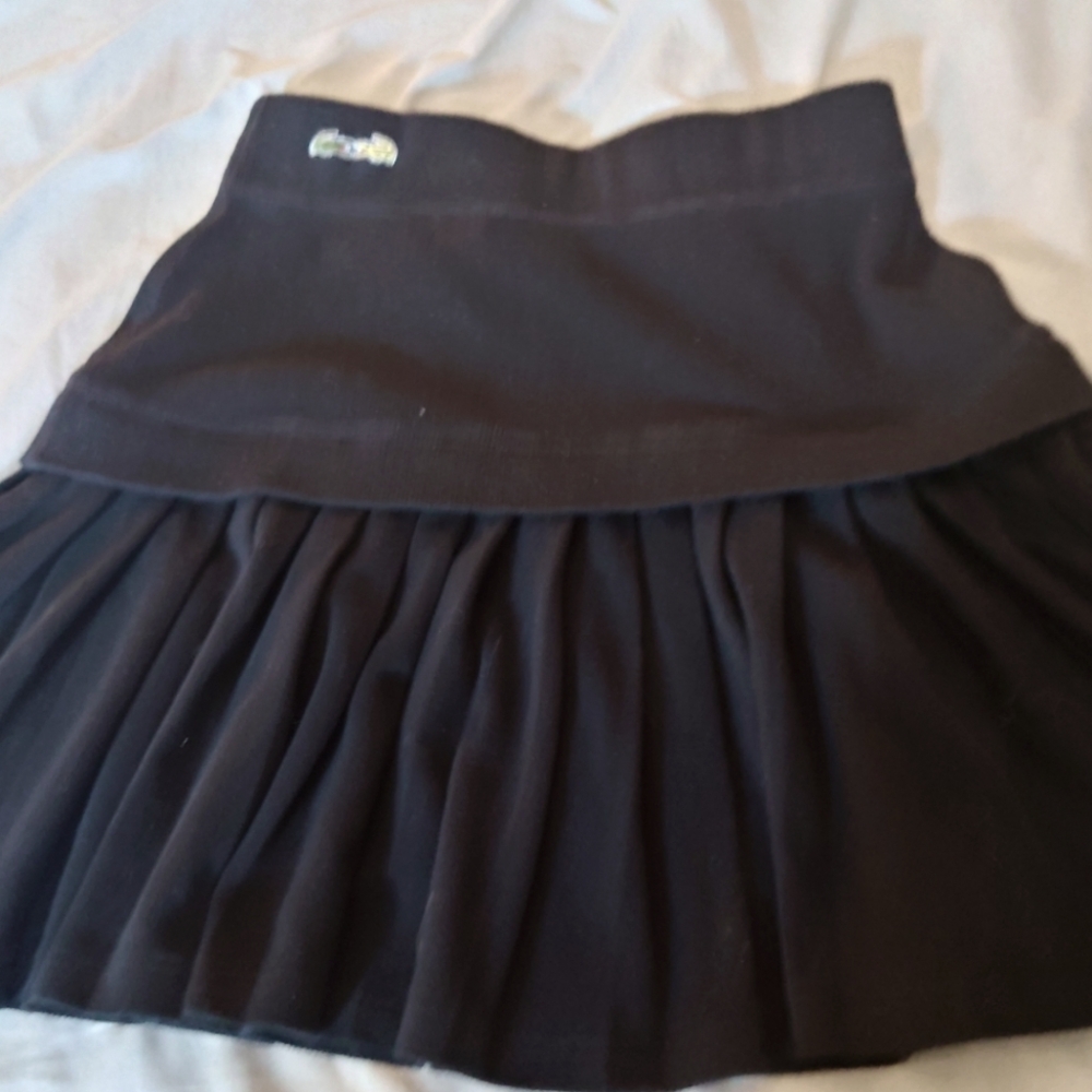 Lacoste x malandrino black skirt